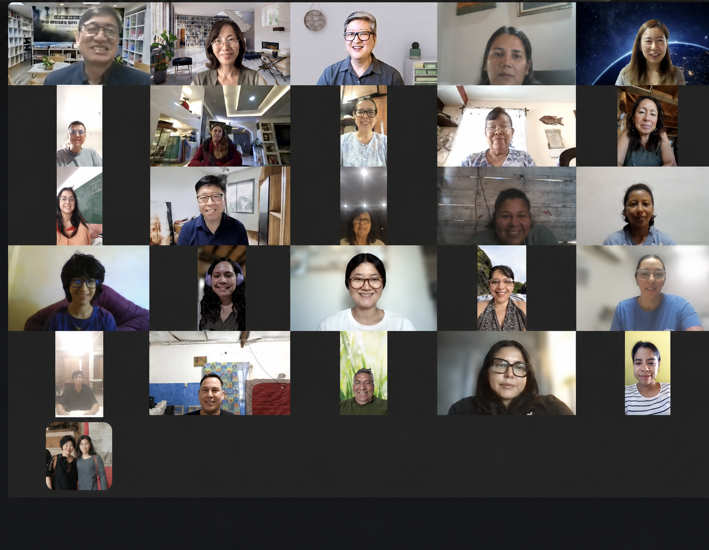 A privacy-edited online gathering for Spanish QT instructor training