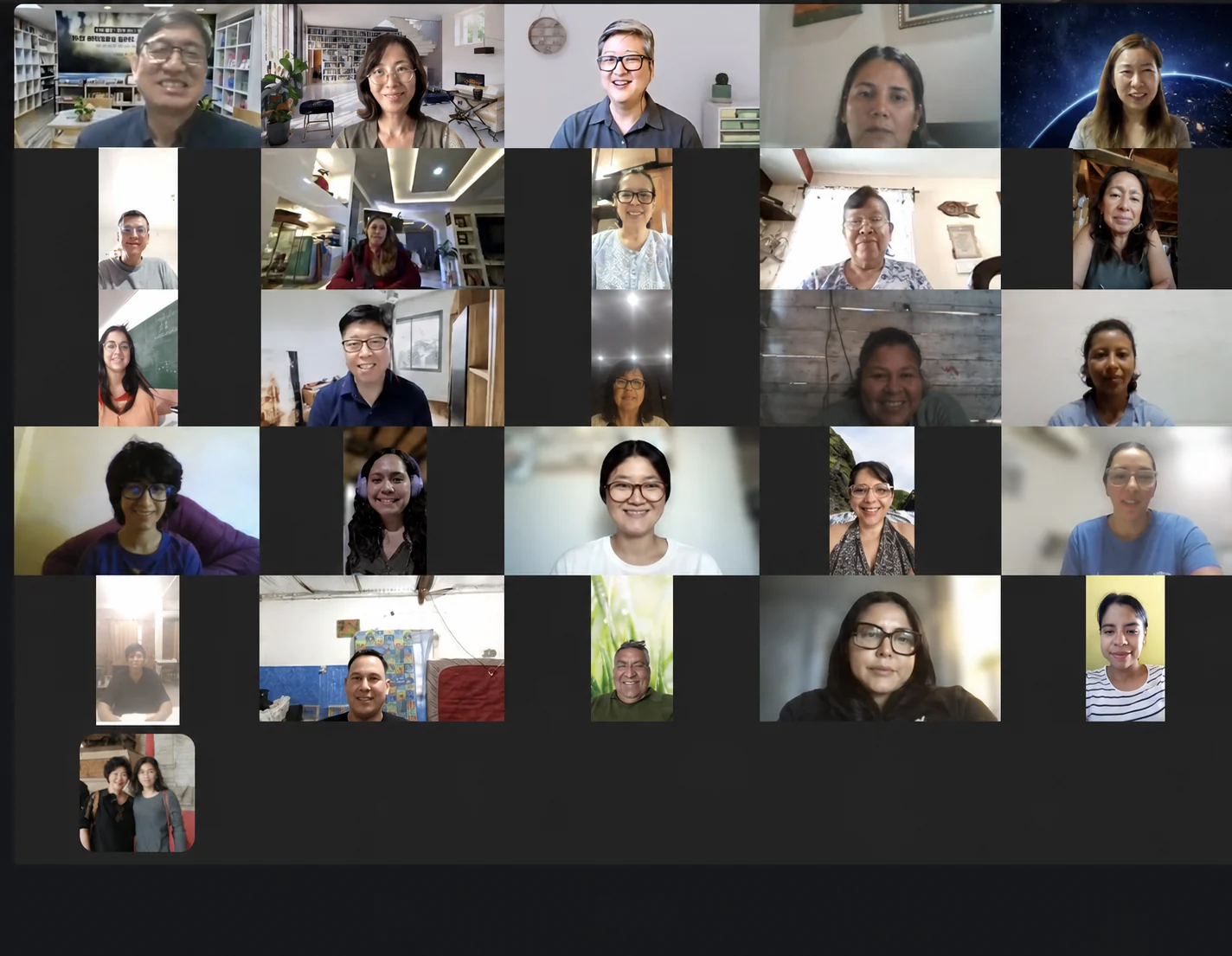 A privacy-edited online gathering for Spanish QT instructor training